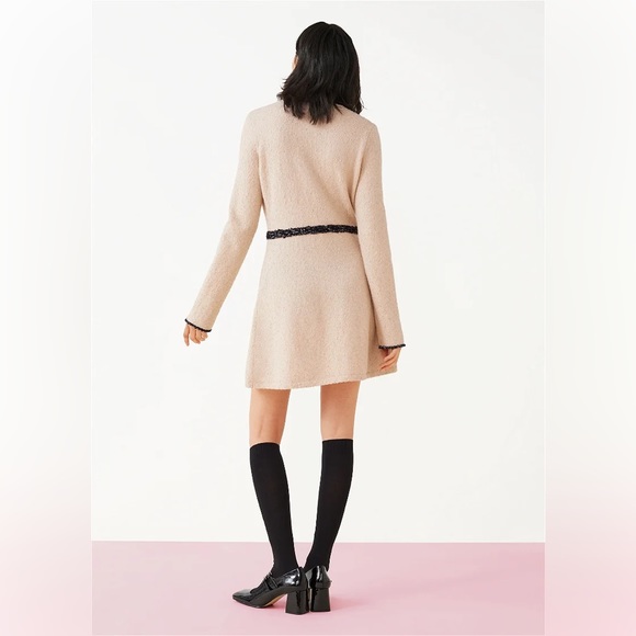 NWT & Other Stories Bouclé Wool Buttoned Dress szS - Picture 3 of 5